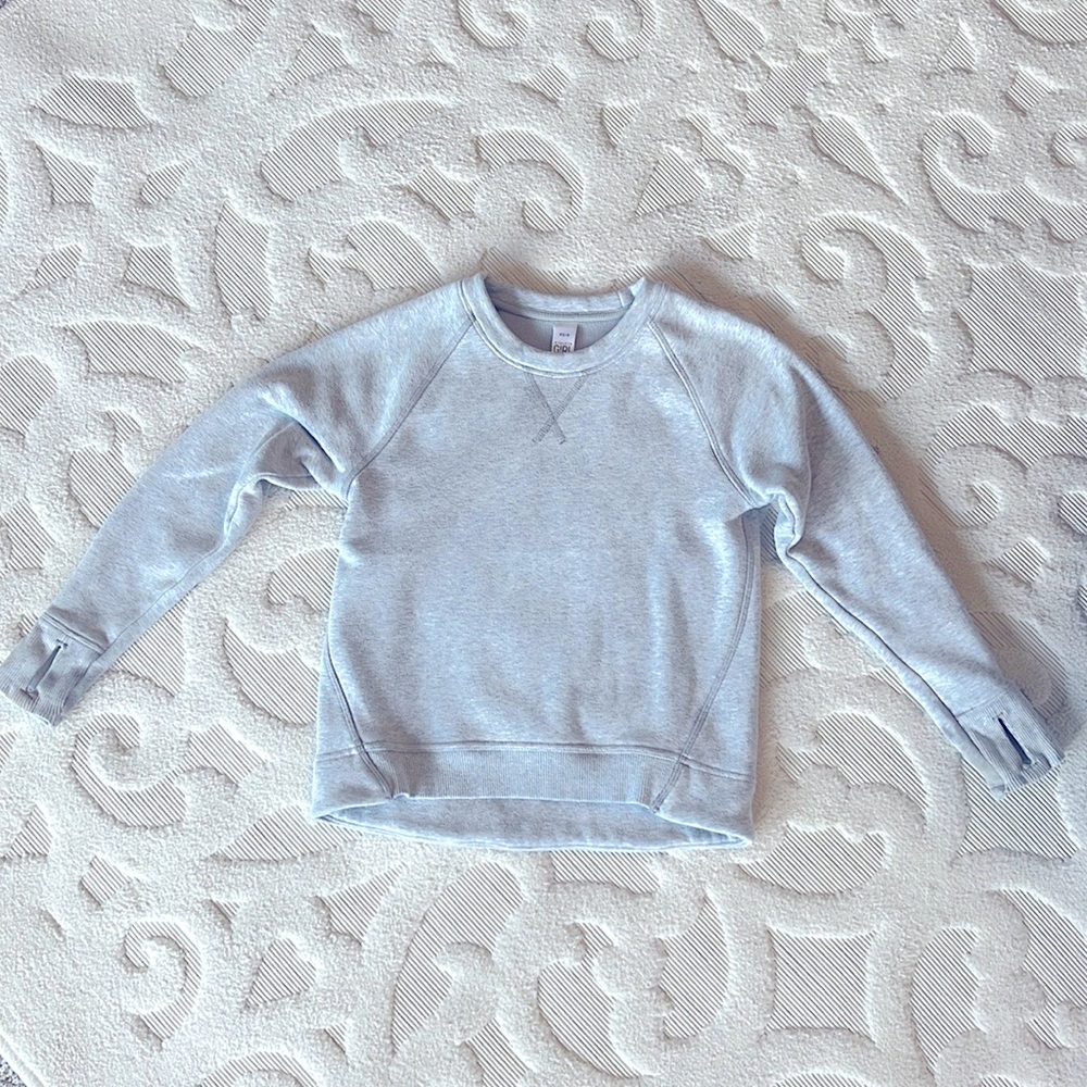 Girls Athleta Fleece-Lined Crew Sweatshirt